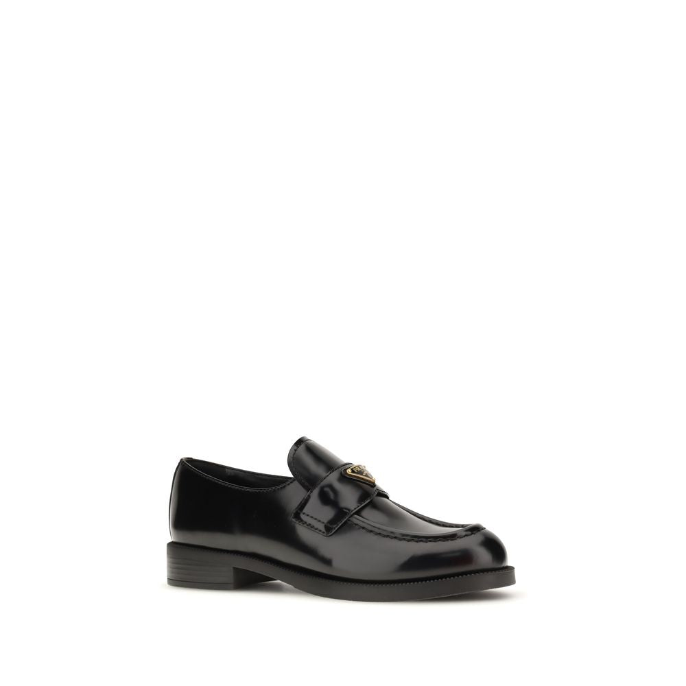 Mocassini Slip-On in Pelle di Vitello Nera Bos Taurus