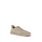 Graue Low-Top-Sneaker aus Gummi