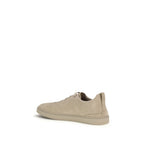 Graue Low-Top-Sneaker aus Gummi