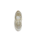 Beige Kalbsleder Bos Taurus Low Top Sneakers