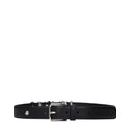 Gürtel Regular aus schwarzem Leder