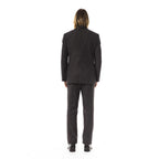 Brown Cotton Two-Piece Suit