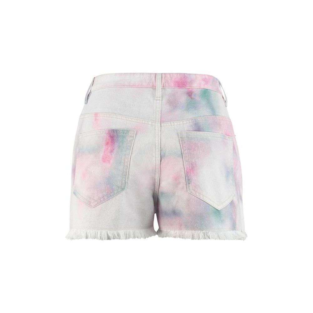 Multicolor-Denim-Shorts