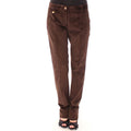 Braune Freizeithose aus Baumwolle