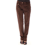 Braune Freizeithose aus Baumwolle