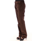 Braune Freizeithose aus Baumwolle