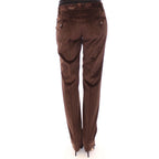 Braune Freizeithose aus Baumwolle
