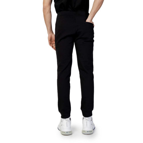 Schwarze Baumwoll-Jogger (Trainingshose)