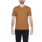 Brown Cotton T-Shirt