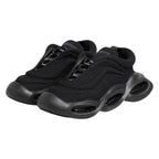 Black Slip On Low Top Wave Sneakers Shoes