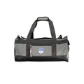 Gray Polyester Men's Duffle Bag