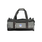 Gray Polyester Men's Duffle Bag