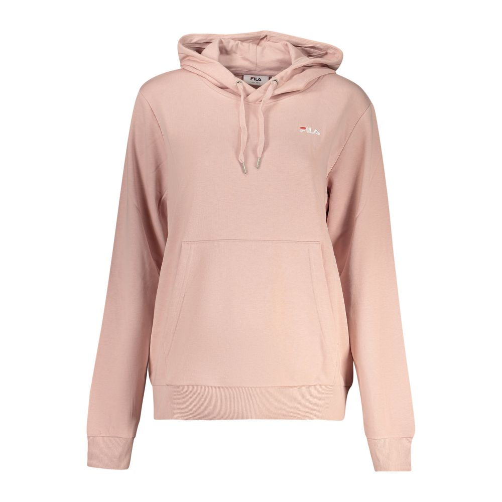 Rosa Baumwoll-Sweatshirt für Damen