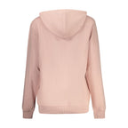 Rosa Baumwoll-Sweatshirt für Damen
