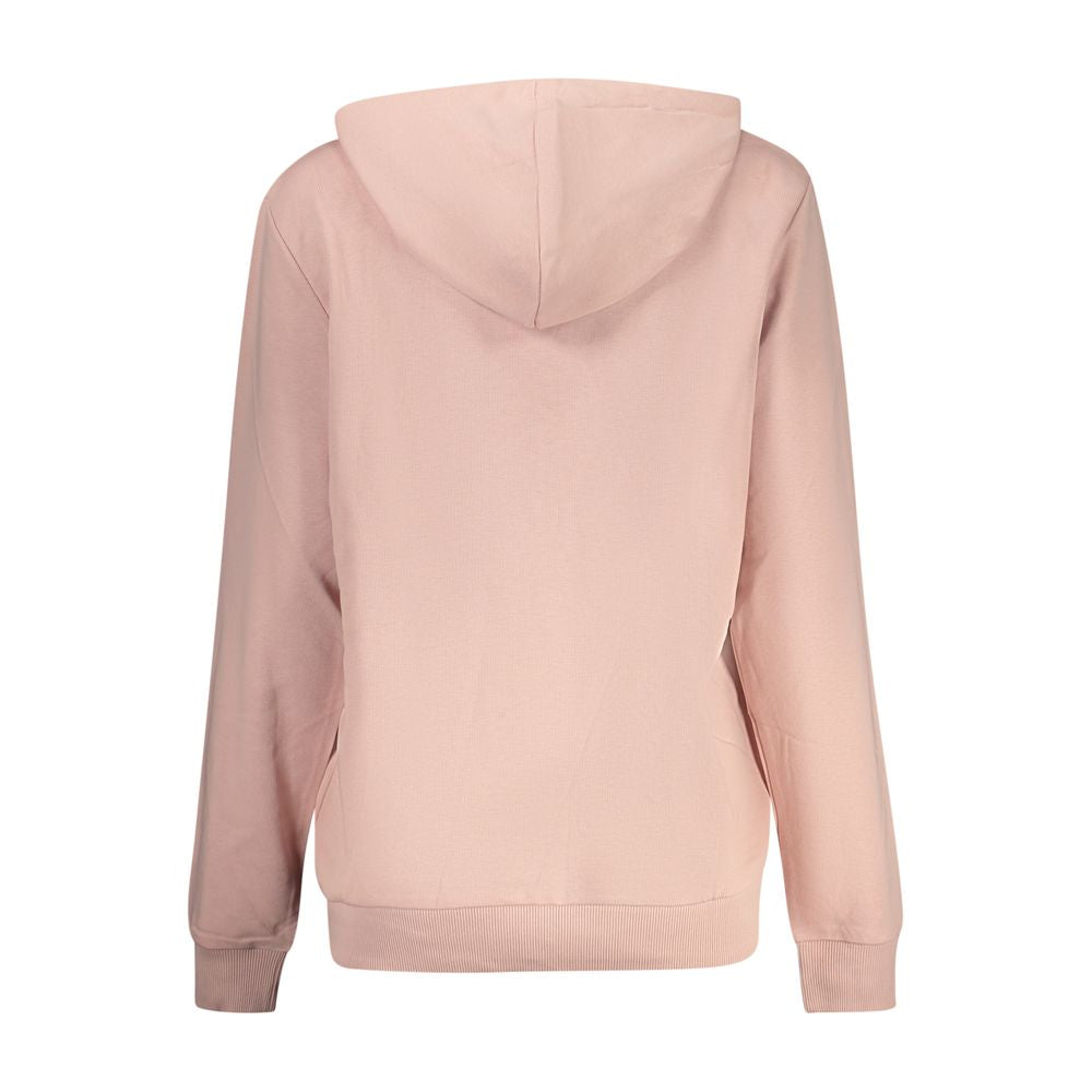Rosa Baumwoll-Sweatshirt für Damen