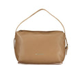 Brown Polyurethane Women's Bag