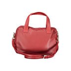 Damenhandtasche aus rotem Polyurethan