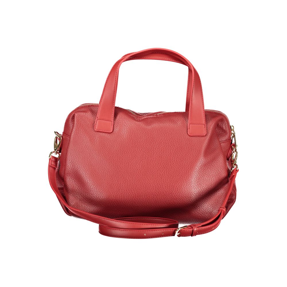 Damenhandtasche aus rotem Polyurethan