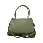 Grüne Polyurethan-Damenhandtasche