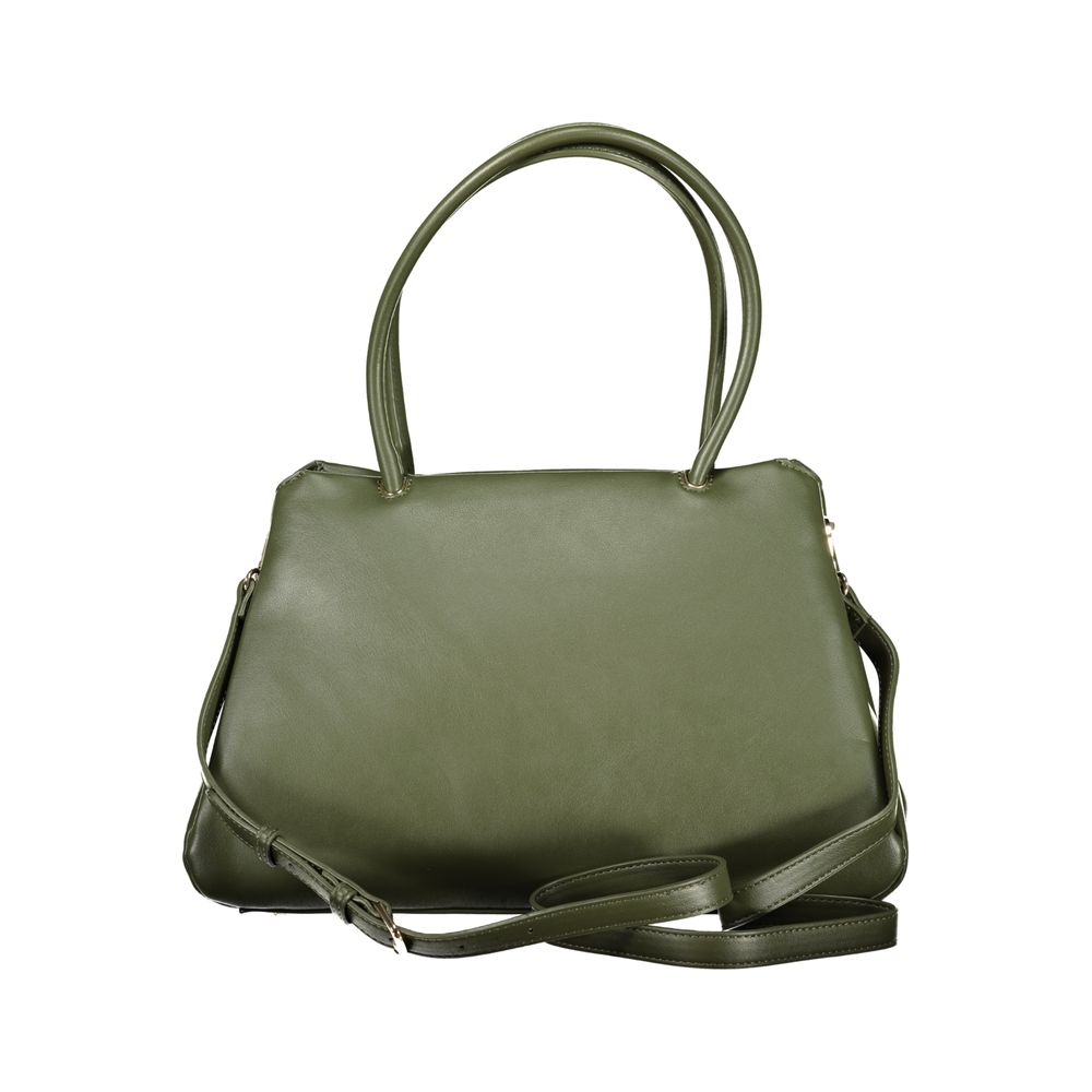 Grüne Polyurethan-Damenhandtasche