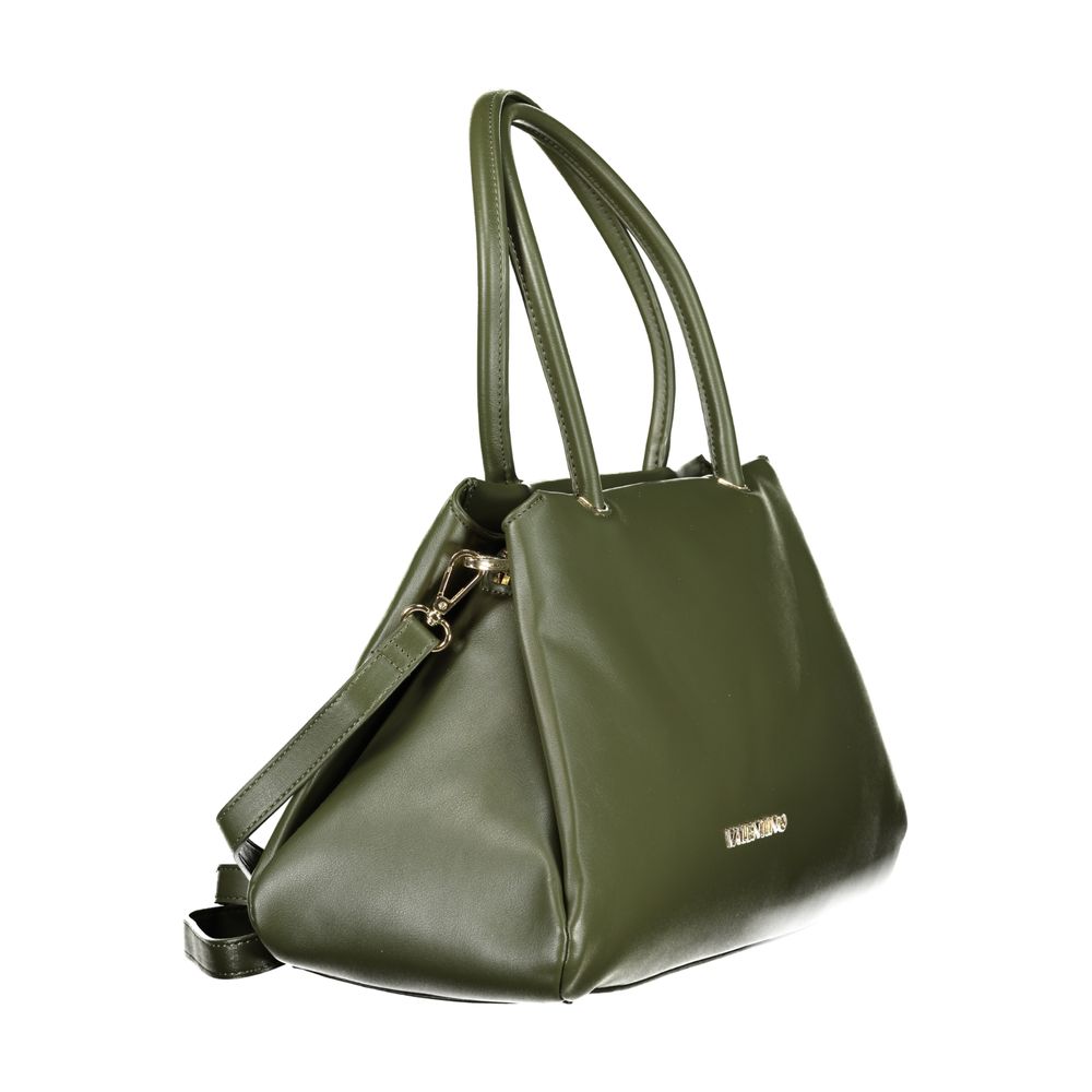 Grüne Polyurethan-Damenhandtasche