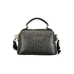 Nero Poliuretano Donna Bag with Adjustable and Removable Strap