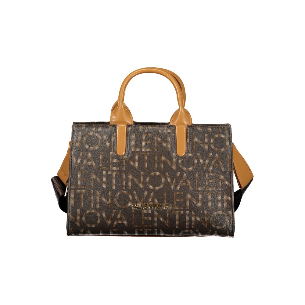 Borsa da donna in poliuretano marrone