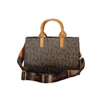 Borsa da donna in poliuretano marrone
