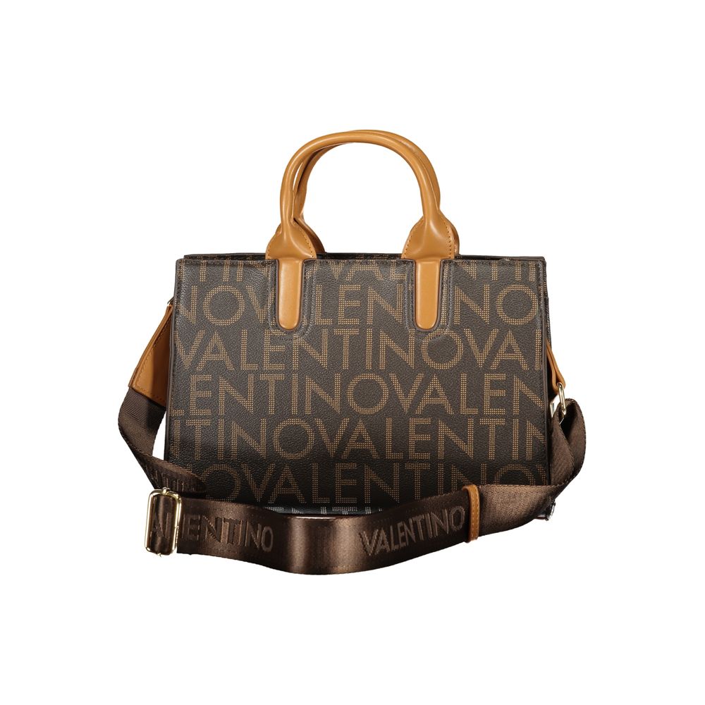 Borsa da donna in poliuretano marrone