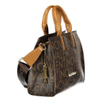 Borsa da donna in poliuretano marrone