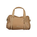 Brown Polyurethane Women's Bag