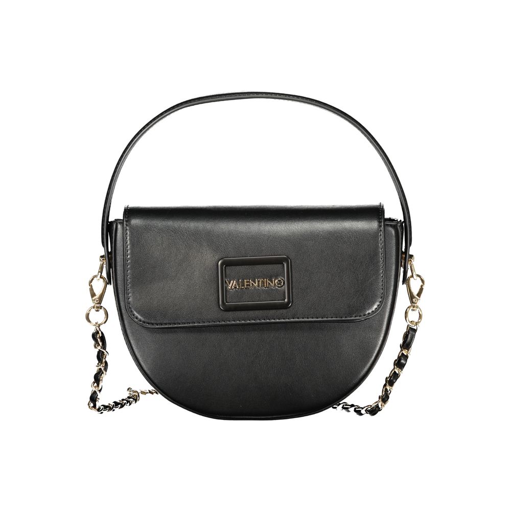 Damenhandtasche aus schwarzem Polyurethan