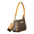 Brown Polyurethane Womens Bag