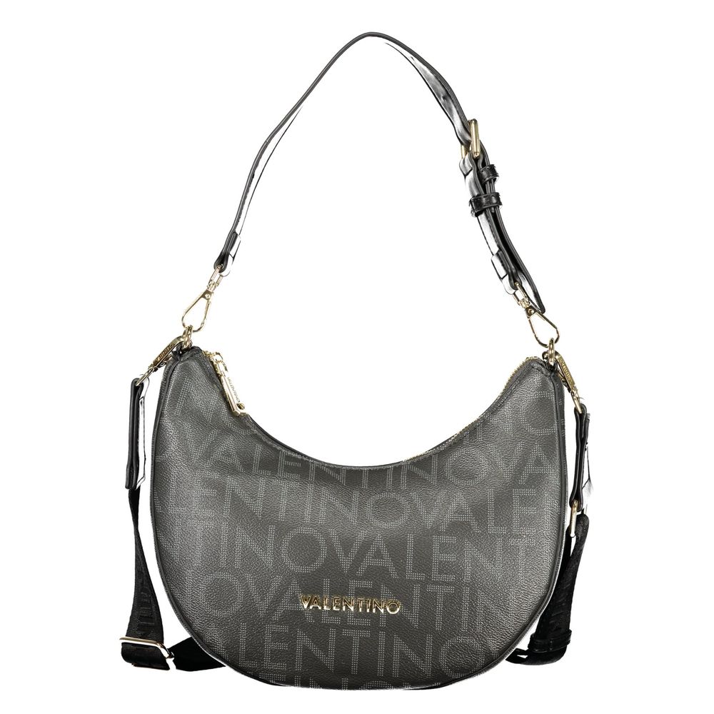 Women's Black Polyurethane Bag
