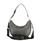 Women's Black Polyurethane Bag