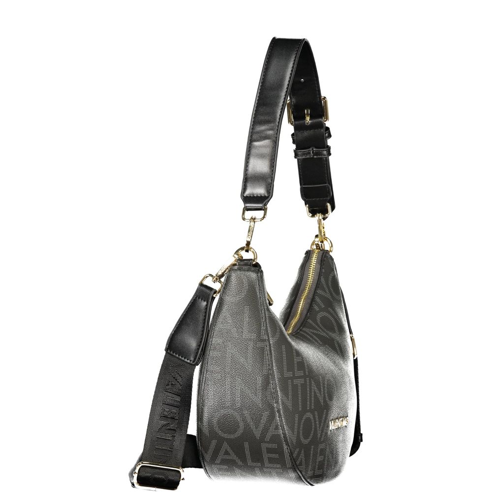 Women's Black Polyurethane Bag