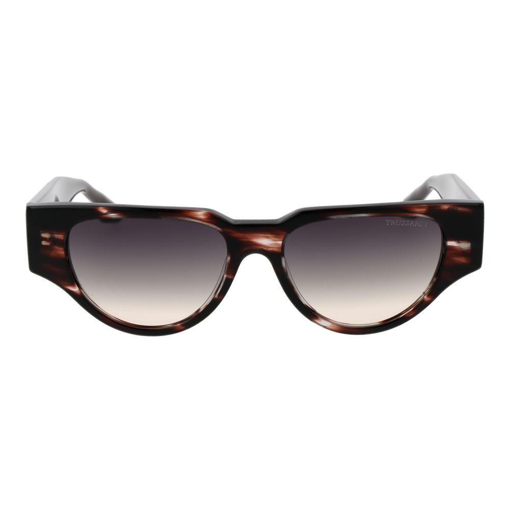 Occhiali da sole in acetato marrone