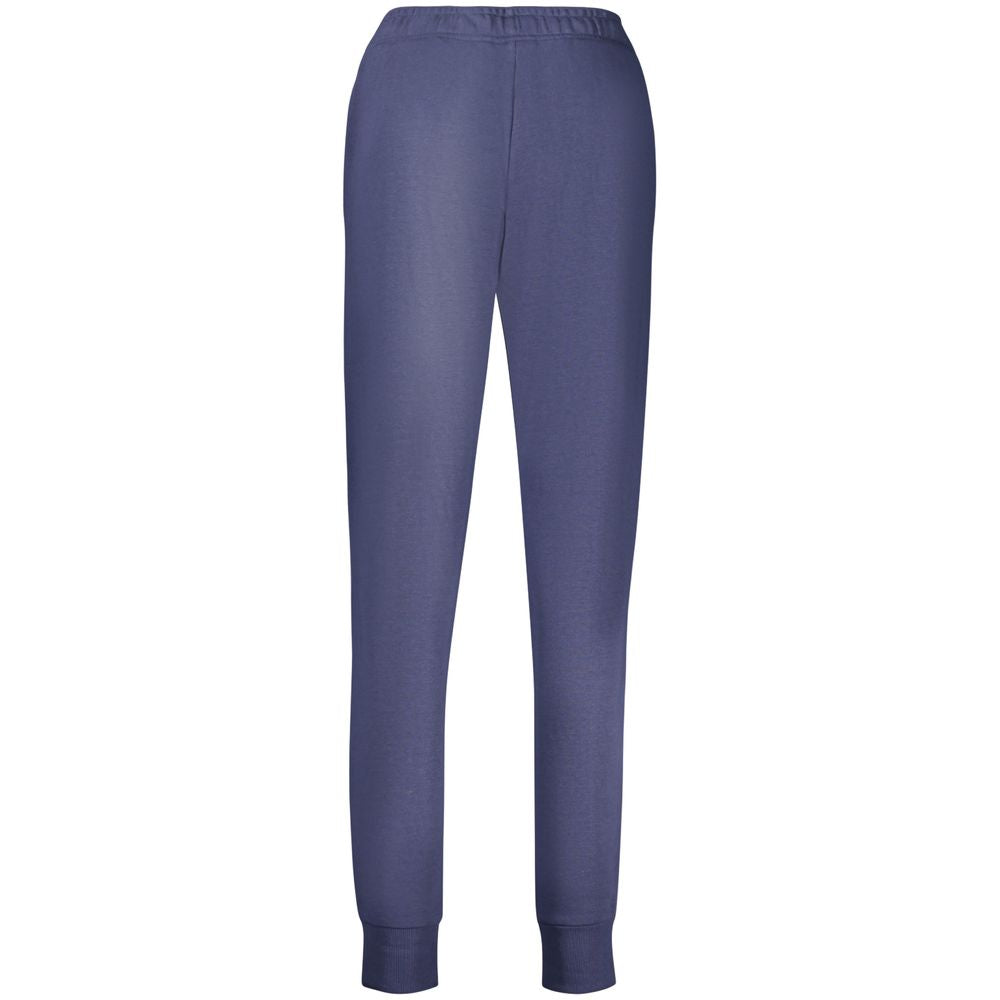 Blaue Bio-Baumwoll-Damensweatpant