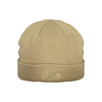 Men's Beige Polyacrylic Cap