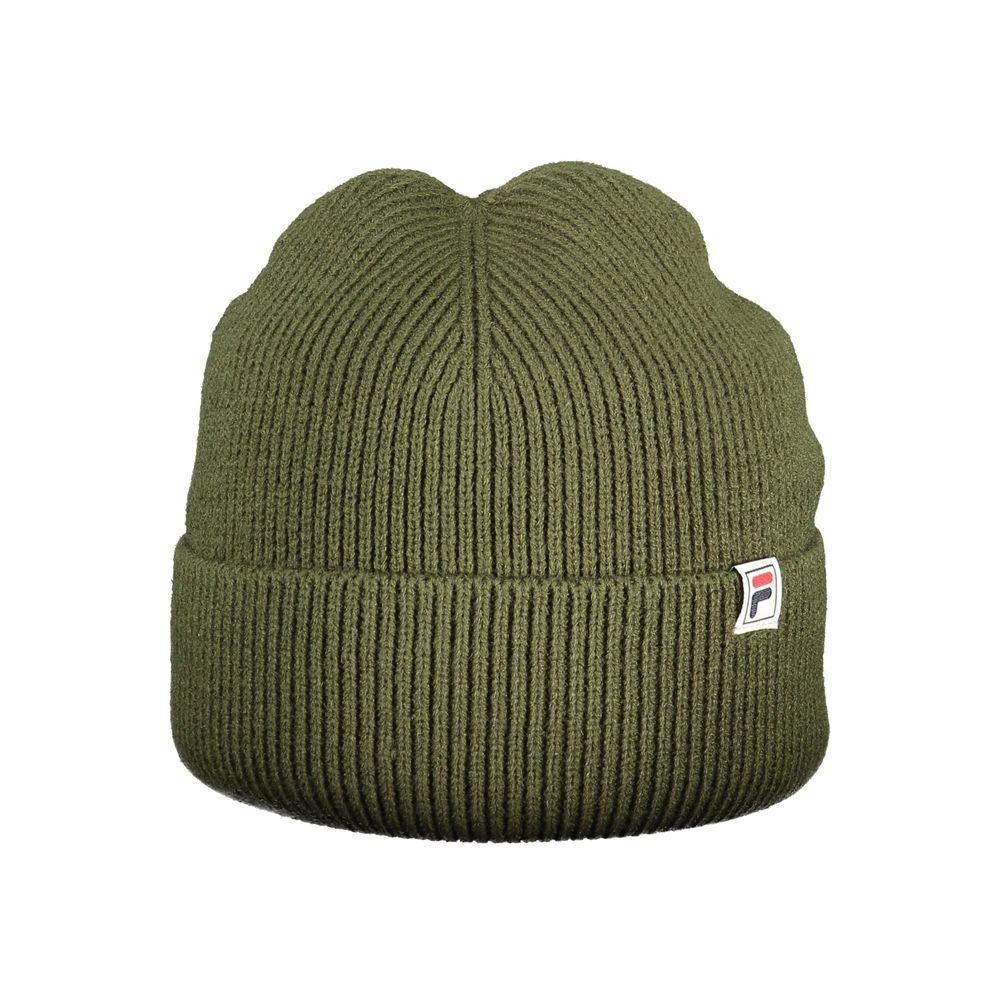 Green Polyacrylic Men's Cap