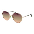 Sonnenbrille aus Roségold-Metall