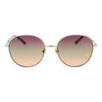 Sonnenbrille aus Roségold-Metall