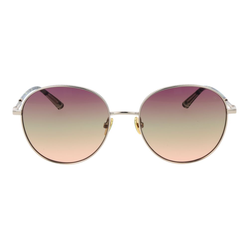 Sonnenbrille aus Roségold-Metall