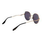 Schwarze Metallsonnenbrille