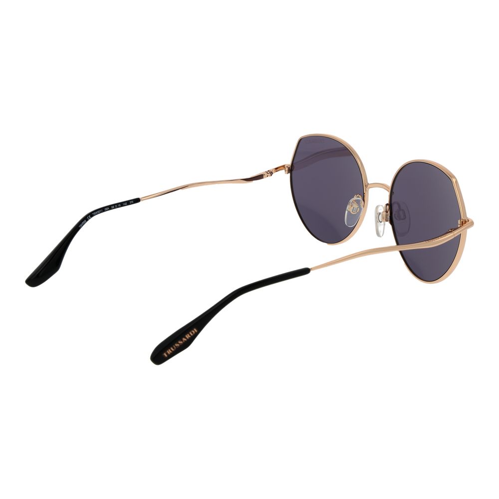 Schwarze Metallsonnenbrille