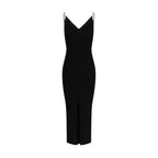 Schwarzes Freizeitkleid aus Viskose