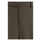Bicolor Wool Oves Aries Casual Pants